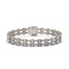 Image 2 : 13.04 ctw Emerald Cut & Oval Diamond Bracelet 18K White Gold