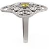 Image 2 : 2.1 ctw Fancy Yellow Diamond Ring 18K White Gold
