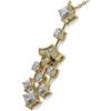 Image 3 : 2.75 ctw Princess Cut Diamond Necklace 18K Yellow Gold
