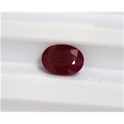 1.51ct Oval Shape Ruby  Dimension 8.2x6x3.2