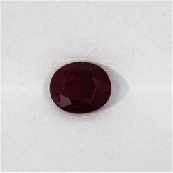 0.81ct Oval Shape Burm Ruby Dimension 6.1x5.2x2.8