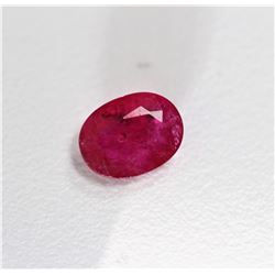 1.37 ct Oval Shape Ruby  Dimension 8.1x6.2x2.7