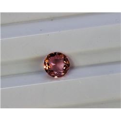 0.51CT Round Shape Pink Sapphire Dimension 5.3x2.6