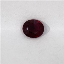 0.74ct Oval Shape Burm Ruby Dimension 5.9x5x2.8