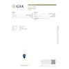 Image 2 : GIA 3.07ct Pear shape Natural Blue Sapphire