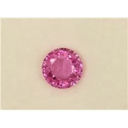 1.04ct Round Shape Pink Sapphire