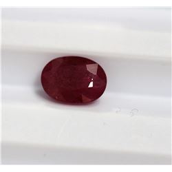 1.51ct Oval Shape Ruby  Dimension 8x5.8x3.5
