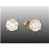 Image 1 : 14KY Gold 1.18ct. Diamond Stud Earrings