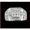 Image 1 : 14KW Gold Diamond Men's Ring