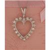 Image 1 : Open Heart Diamond Pend