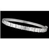 Image 1 : 14KW Gold 1.25ct Diamond Bangle Bracelet
