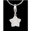 Image 1 : 14KW Gold Diamond Star Charm or Pendant