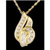 Image 1 : Magnificent .50ct Diamond Necklace