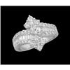 Image 1 : 14KW 1.00ct INVISIBLE PRINCESS DIAMOND MENS RIN