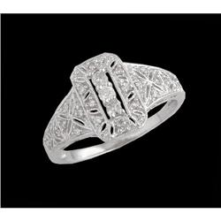 Deco Diamond Ring