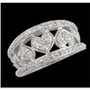 Image 1 : 14KW Gold Diamond Heart Ring