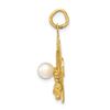 Image 2 : 14k Gold Graduation Day with Cap & FW Cultured Pearl Charm