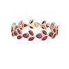 Image 3 : 40.92 ctw Ruby & Diamond Bracelet 18K Rose Gold