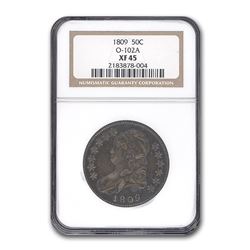 1809 Capped Bust Half Dollar XF-45 NGC (O-102A)
