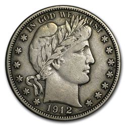 1912 Barber Half Dollar VF