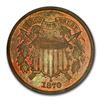 Image 2 : 1870 Two Cent Piece PR-65 PCGS (Red/Brown)