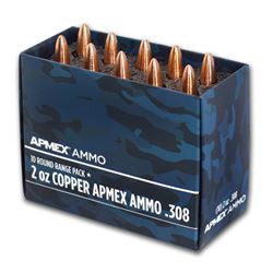 2 oz AVDP Copper Bullet - .308 Caliber 10-Count Range Pack