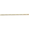 Image 2 : 14k Gold 1.80 mm Flat Figaro Chain Bracelet - 9 in.