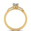 Image 3 : 1.04 ctw Certified VS/SI Diamond Solitaire Ring 14k Yellow Gold