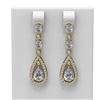 Image 1 : 4.16 ctw Diamond Earrings 18K Yellow Gold