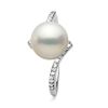 Image 1 : White South Sea Pearl and Diamond Bliss Ring