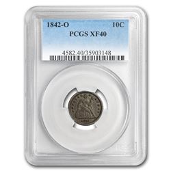 1842-O Liberty Seated Dime XF-40 PCGS