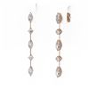 Image 3 : 2.1 ctw Marquise Cut Diamond Designer Earrings 18K Rose Gold