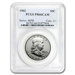 1962 Franklin Half Dollar PR-66 PCGS