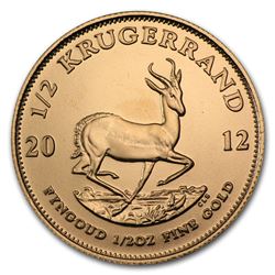 2012 South Africa 1/2 oz Gold Krugerrand