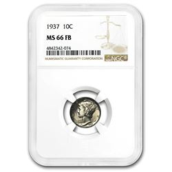 1937 Mercury Dime MS-66 NGC (FB)