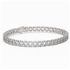 Image 1 : 9 ctw Diamond Designer Bracelet 18K White Gold