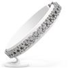 Image 2 : 9 ctw Diamond Designer Bracelet 18K White Gold
