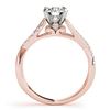 Image 3 : 1.06 ctw Certified VS/SI Diamond 2pc Wedding Set 14k Rose Gold