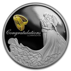 2018 Australia 1 oz Silver Wedding Proof