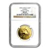Image 1 : 1989 China 1/2 oz Gold Panda Small Date MS-69 NGC