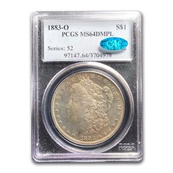 1883-O Morgan Dollar MS-64 DMPL PCGS CAC