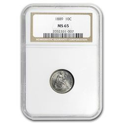 1889 Liberty Seated Dime MS-65 NGC