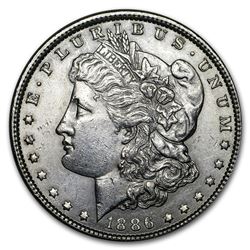 1886 Morgan Dollar AU