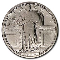 1917-S Standing Liberty Quarter Type-I Fine (Details)