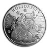 Image 1 : 1 oz Silver Round - 2019 Snowman