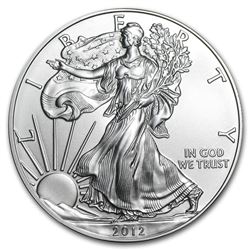 2012 1 oz Silver American Eagle BU