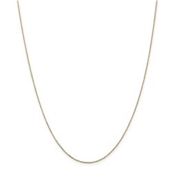 14k Gold .8 mm Cable Chain Necklace - 20 in.