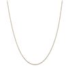Image 1 : 14k Gold .8 mm Cable Chain Necklace - 20 in.