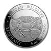 Image 1 : 2020 Somalia 5 oz Silver Elephant BU