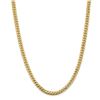 Image 1 : 14k Yellow Gold 5.5 mm Solid Miami Cuban Chain - 22 in.